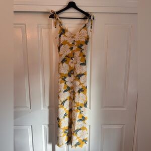 Monteau Yellow Floral Maxi Dress